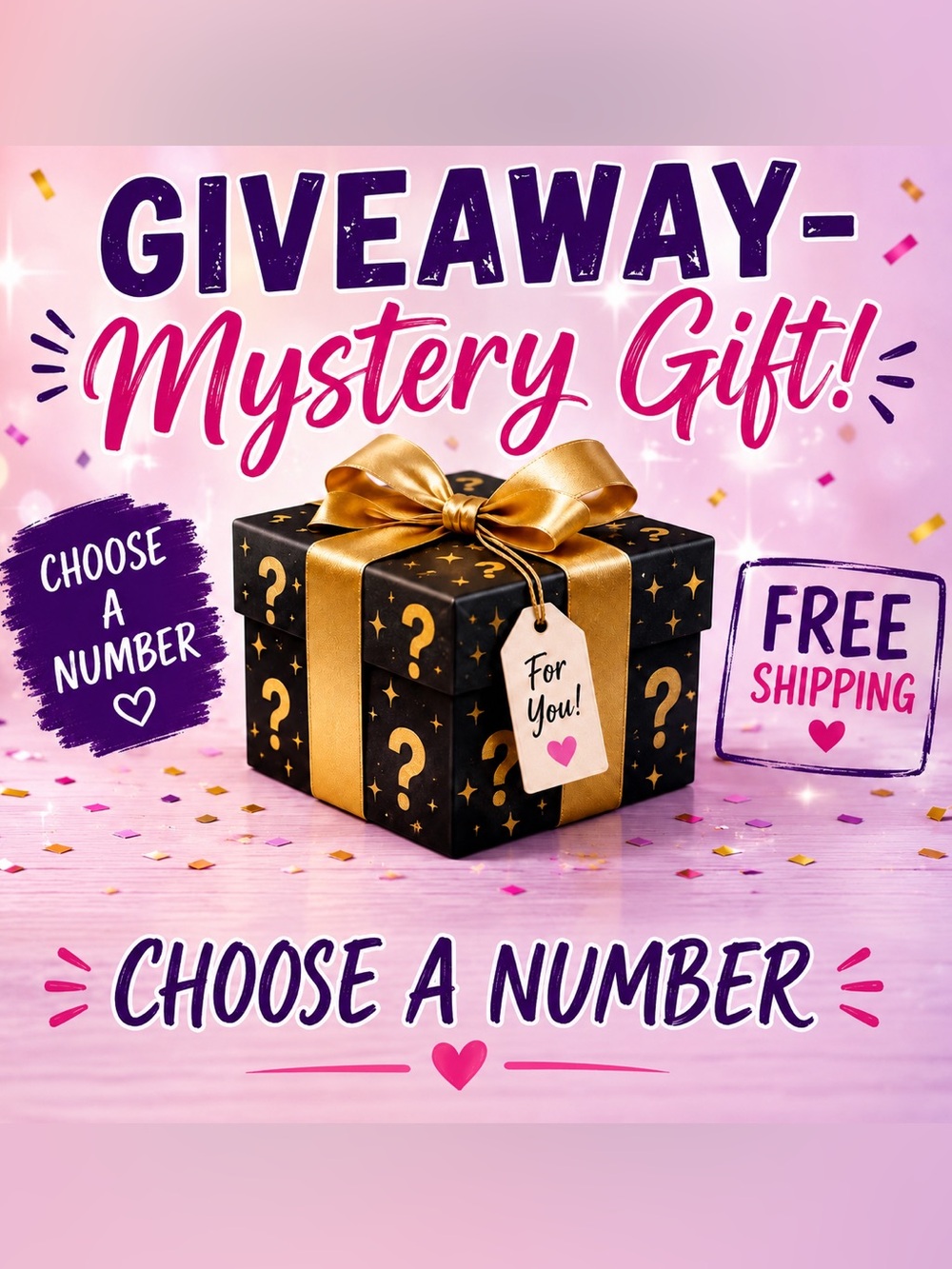 GIVEAWAY! FREE SHIPPING! Mystery Gift!🎁